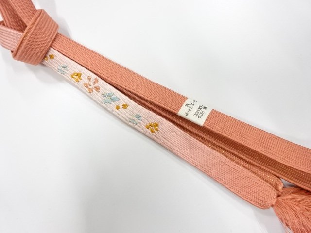 未使用品　正絹　手組帯締め